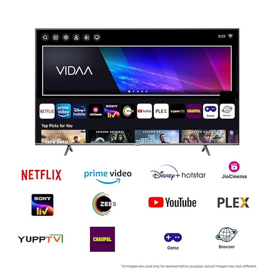 Hisense 55A7Q 164 cm (65 inches) Tornado Series 4K Ultra HD Smart QLED TV