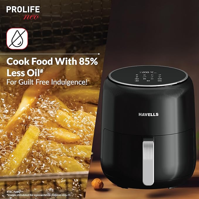 Havells Prolife Neo Air Fryer | 1500W | 4.5 L