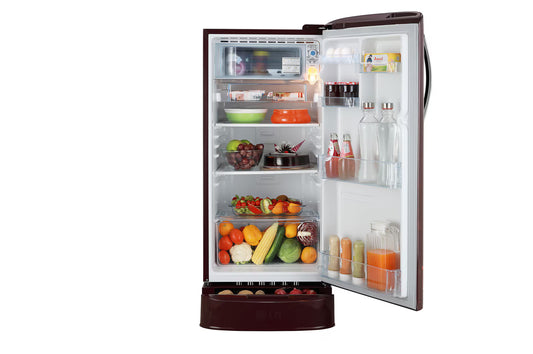 LG 185L Single Door Refrigerator with Base Stand Drawer, Smart Inverter Compressor, Smart Connect