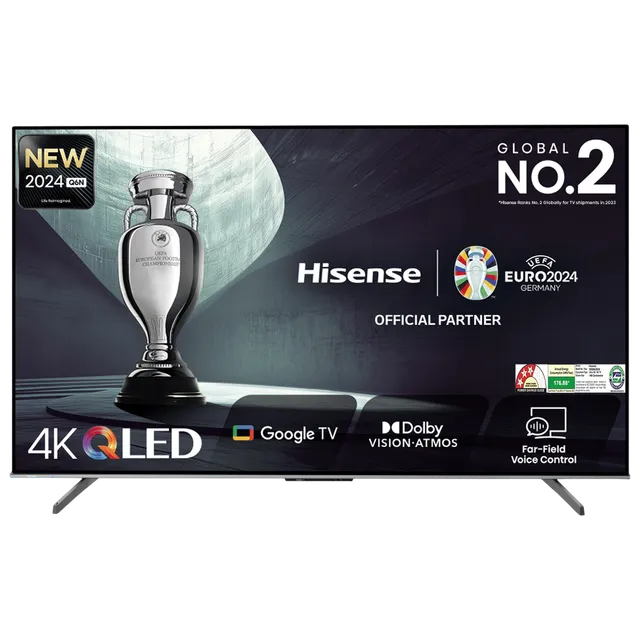 Hisense Q6N 139 cm (55 inch) QLED 4K Ultra HD Google TV with Dolby Vision & Dolby Atmos