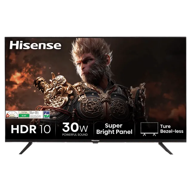 Hisense E43N 81.28 cm (32 inch) HD Ready LED Smart Google TV with Dolby Audio
