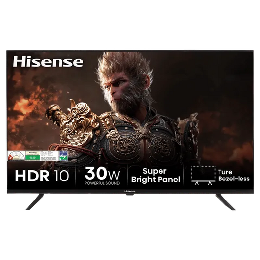 Hisense E43N 81.28 cm (32 inch) HD Ready LED Smart Google TV with Dolby Audio