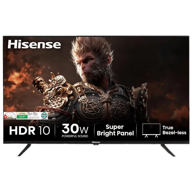 Hisense E63N 108 cm (43 inch) LED 4K Ultra HD Google TV with Dolby Atmos