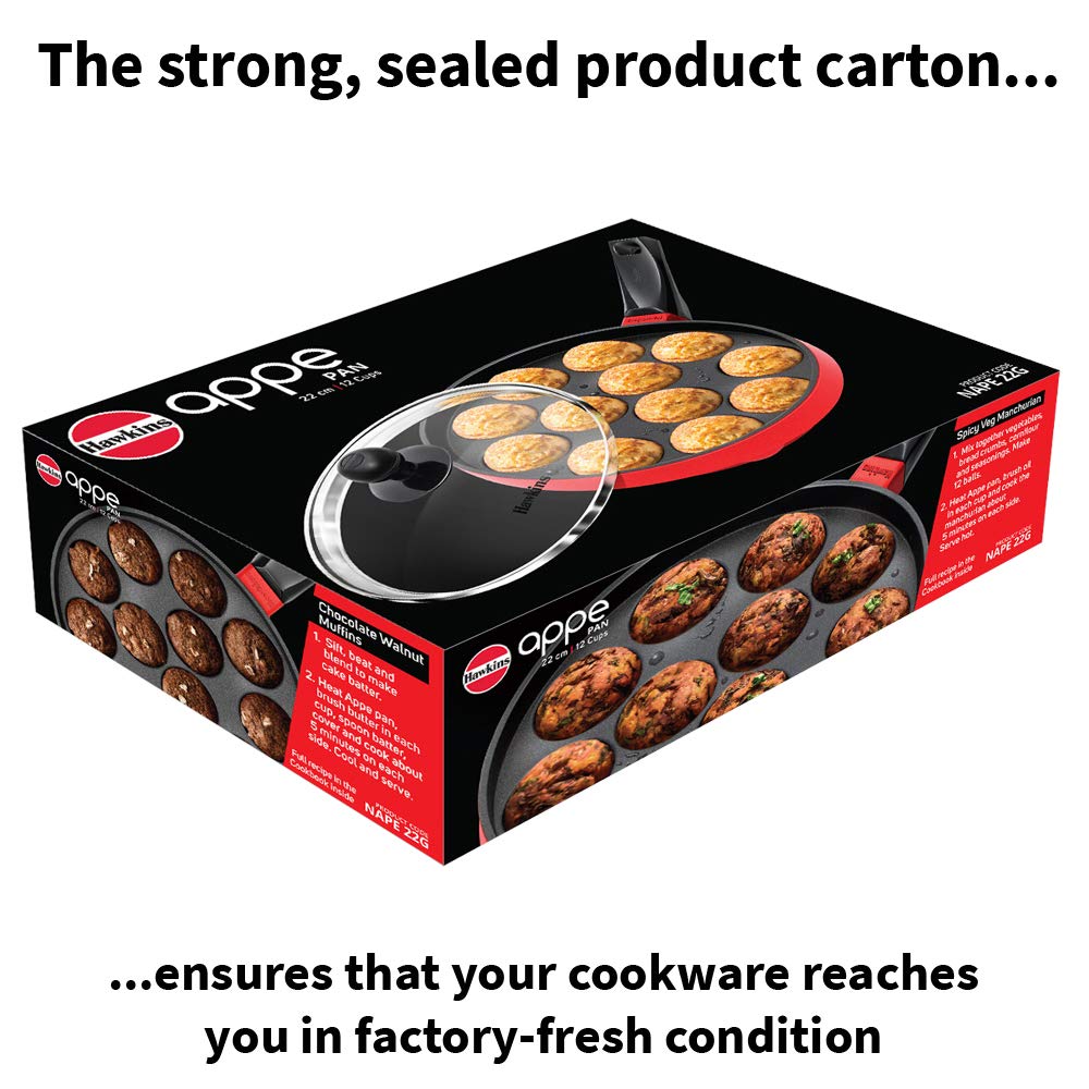 Hawkins Nonstick Appe Pan with Glass Lid, 12 Cups