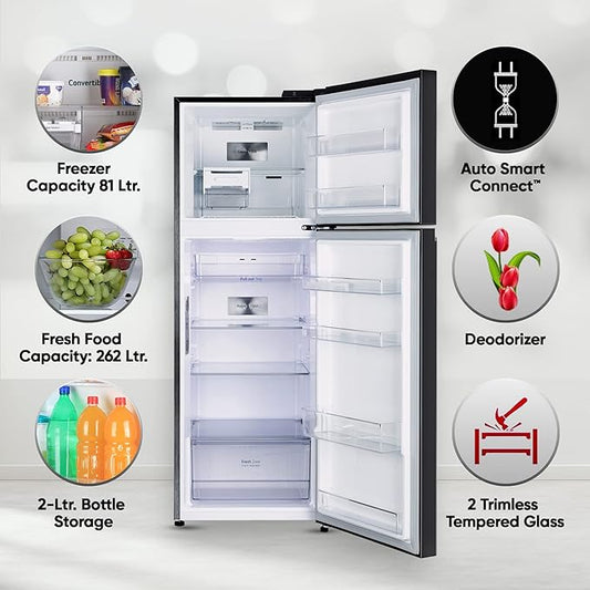 LG 343 L 3 Star Frost-Free Smart Inverter Compressor Wi-Fi Double Door Refrigerator