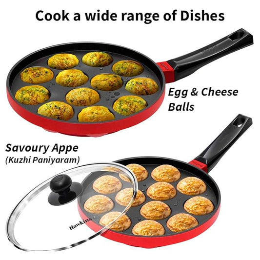 Hawkins Nonstick Appe Pan with Glass Lid, 12 Cups