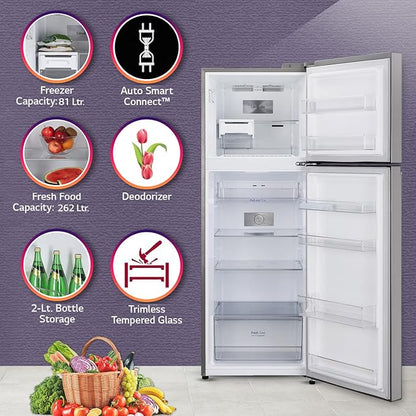 LG 343 L 2 Star Frost-Free Smart Inverter Double Door Refrigerator