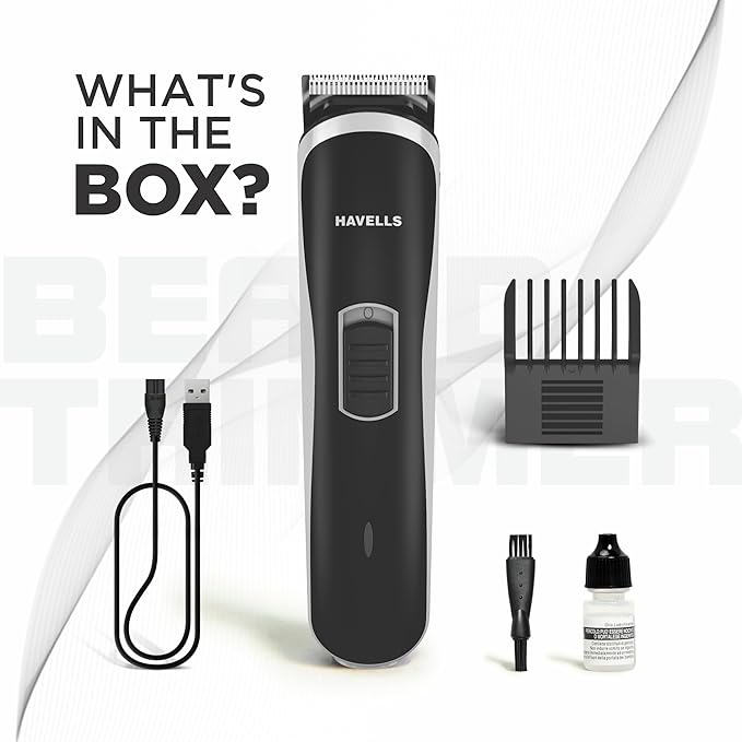 Havells BT2111 Rechargeable Beard Trimmer with SS Blades