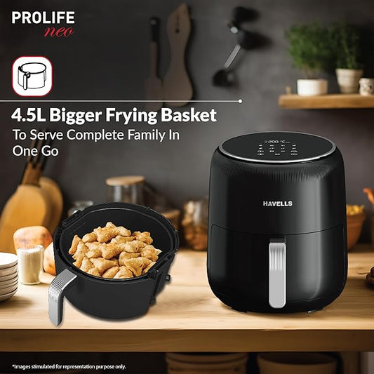 Havells Prolife Neo Air Fryer | 1500W | 4.5 L