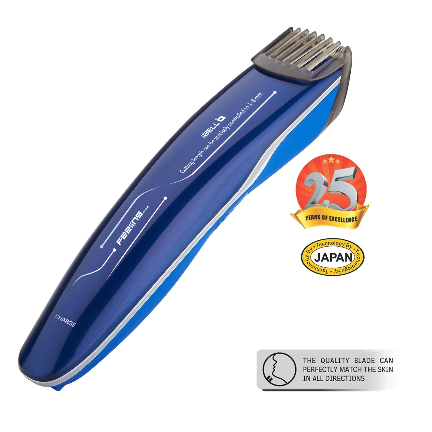 iBELL T8110 Rechargeable Hair Trimmer with Stainless Steel Blade