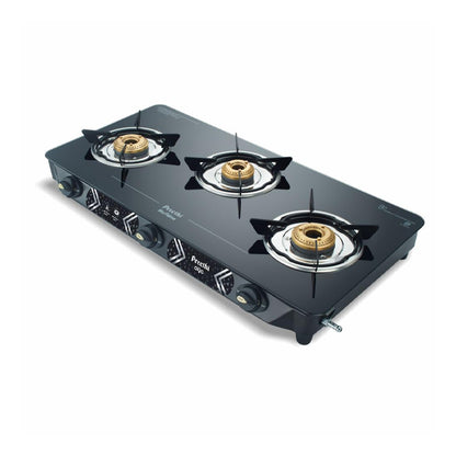Preethi Alya Glass Top 3 Burner Gas Stove
